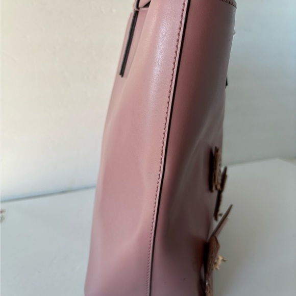 Kate Spade NWOT Mauve Leather Tote With Butterfly Leather Appliqués - Picture 12 of 16